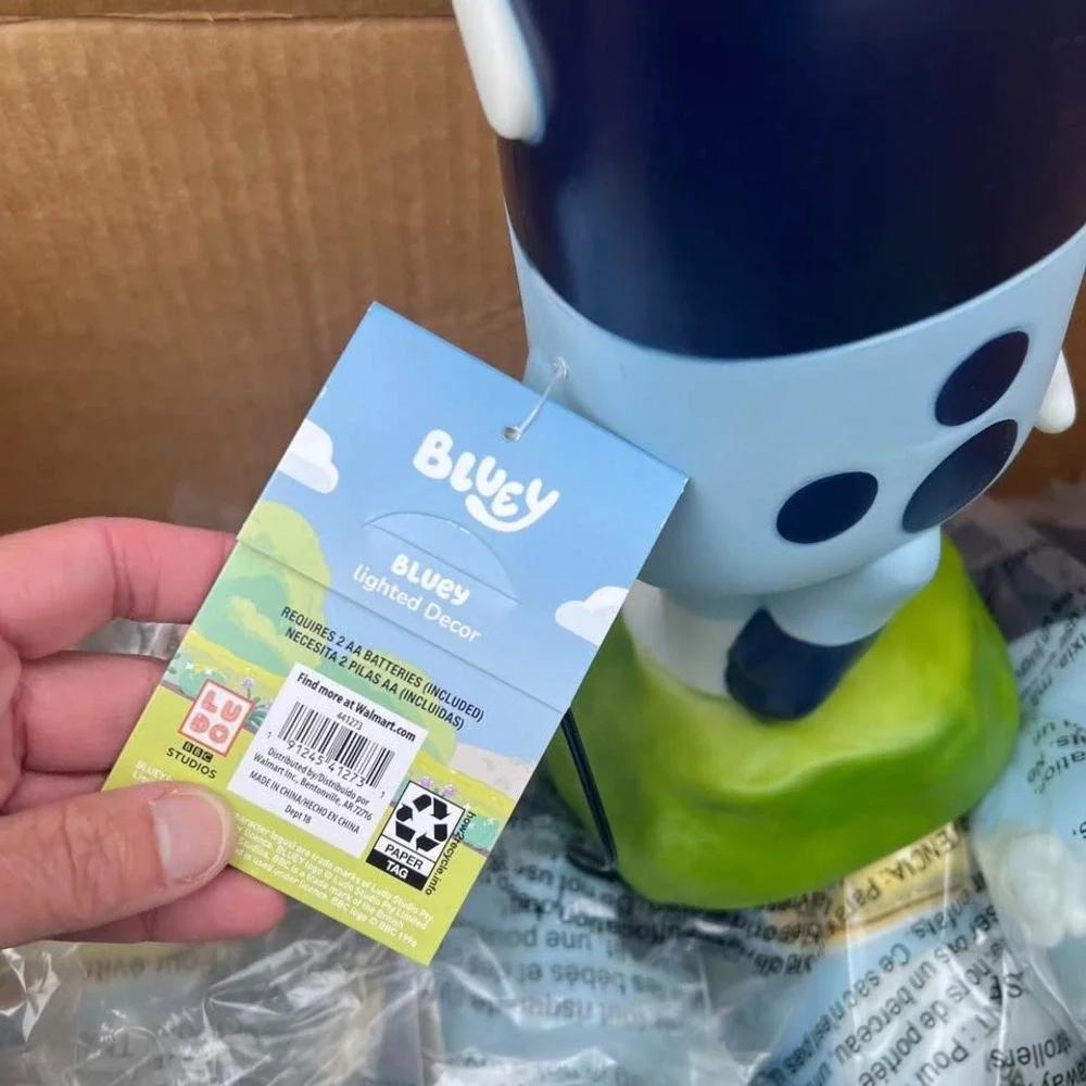 Bluey Easter Decor Holiday Blowmold Approx 14
